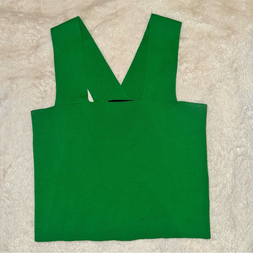 House of Harlow 1960 Green Tank Top